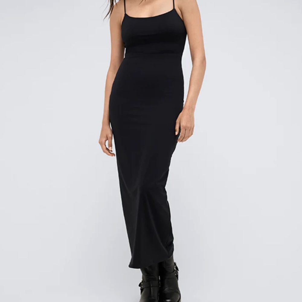 ATHLETIC STRETCH MAXI SLIP DRESS SIZE SMALL